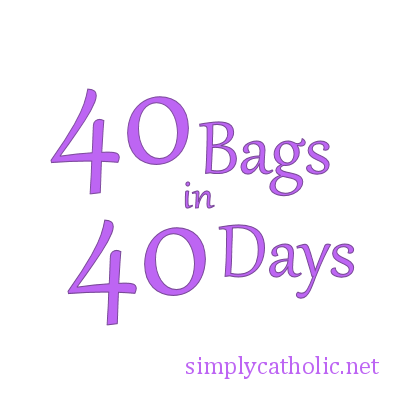 40 Bags in 40 Days – Simply Catholic