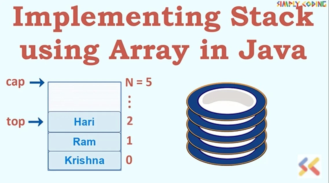 Implementing Stack using Array in Java