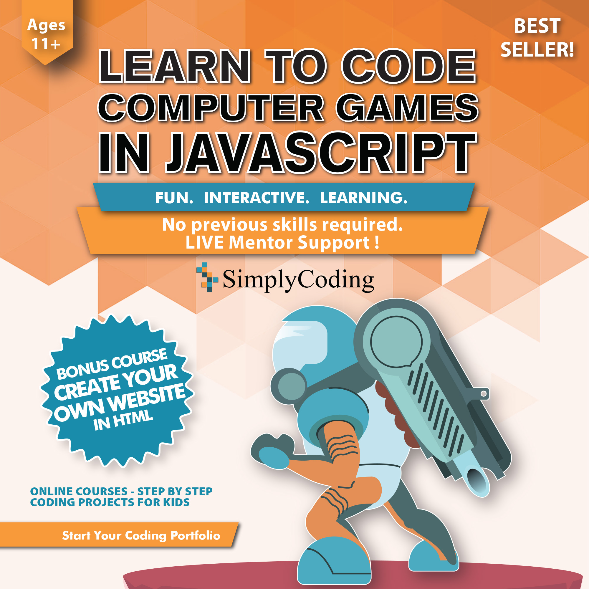JavaScript Game Design Coding for Kids Simply Coding