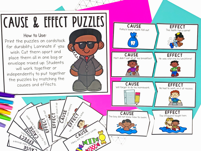 Cause and Effect Activities: Teaching Tips and Ideas - Simply Creative