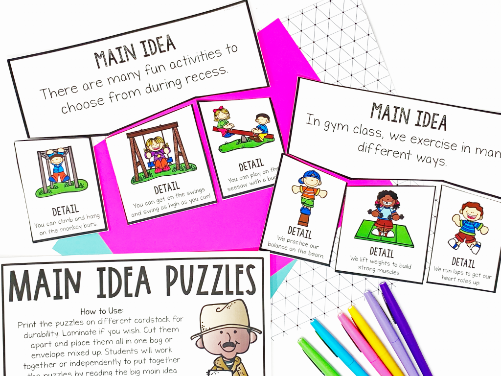 23 Fabulously Fun Main Idea Activities For Middle School Teaching
