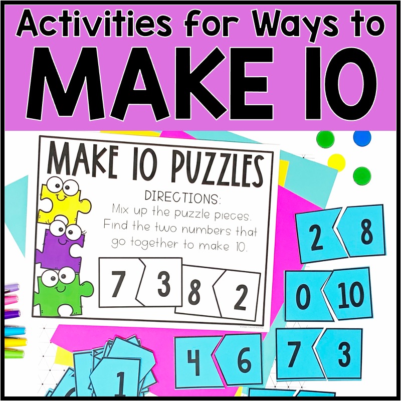 Ways to Make 10 Activities Making 10 Games Friends of Ten Simply