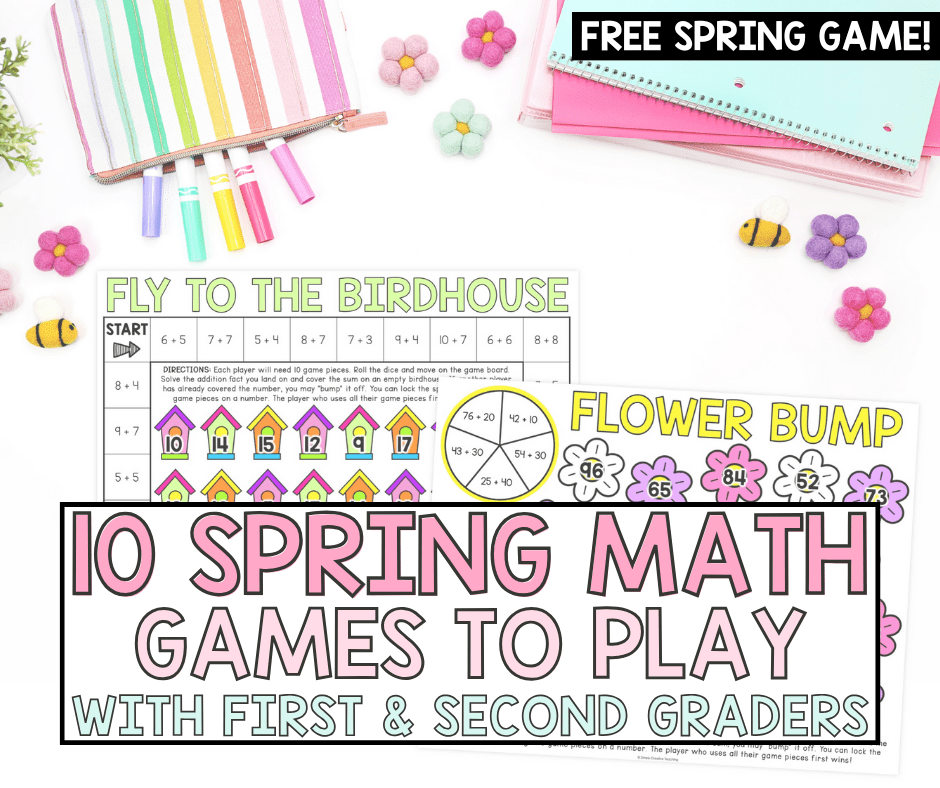 9 Partner Activities for Your Spring Math Games - Simply Creative Teaching