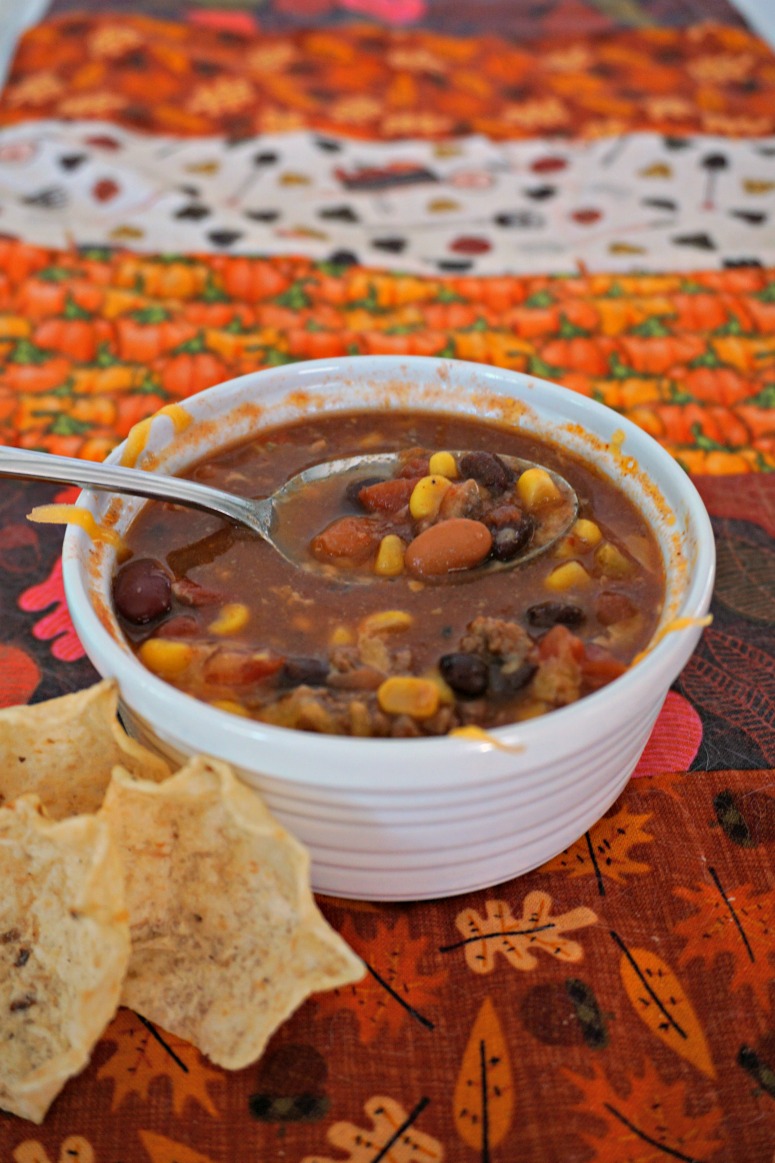 Delicious Beef Taco Soup Simply {Darr}ling