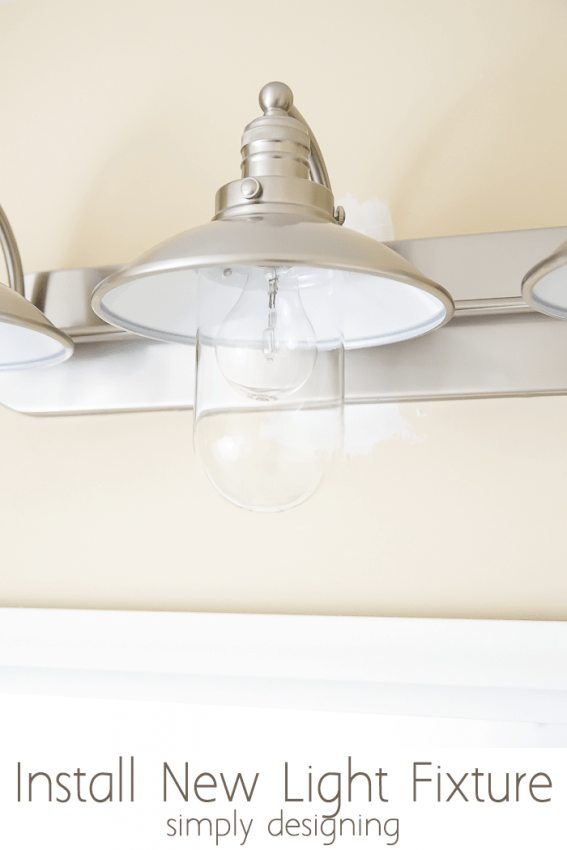Install a New Bathroom Light Fixture