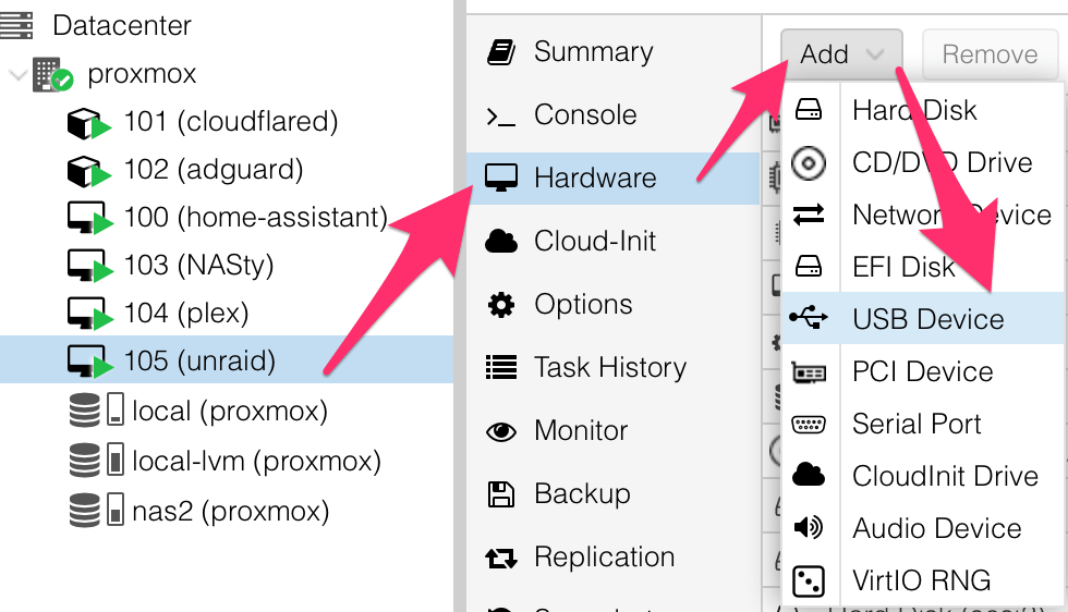 Howto Virtualize Unraid on a Proxmox host Simply Explained
