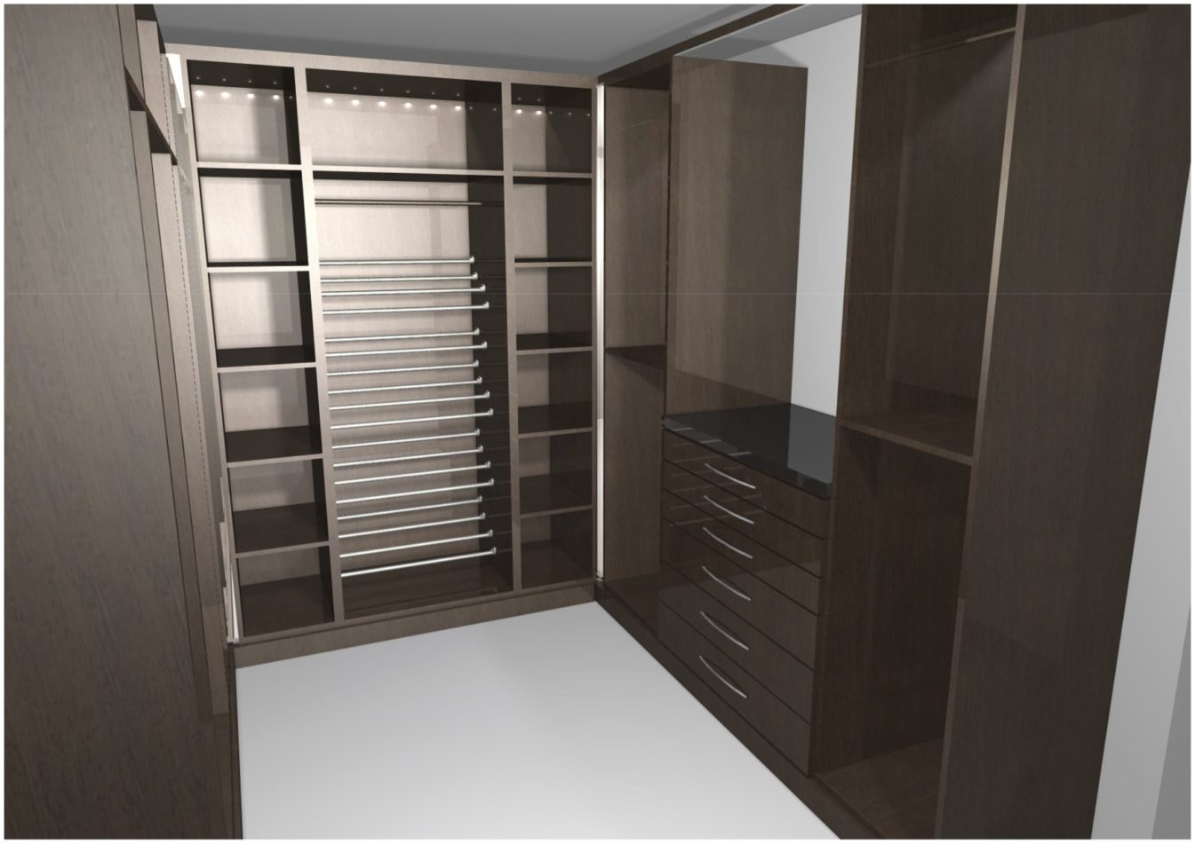 Simply Fitted Wardrobes A Fitted Dressing Room in London