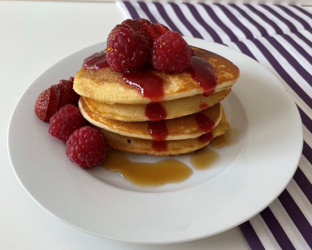 Low FODMAP fluffy Pancakes