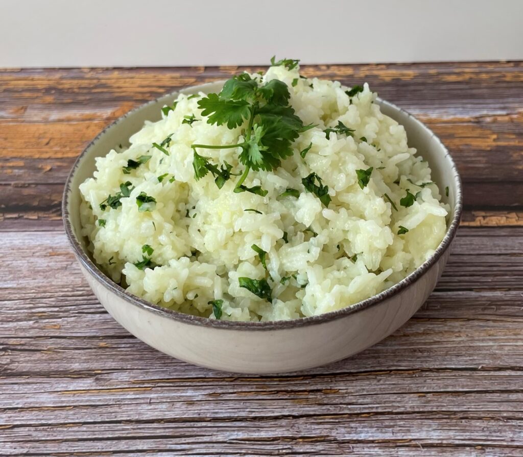 Low FODMAP Lime and Coriander Rice