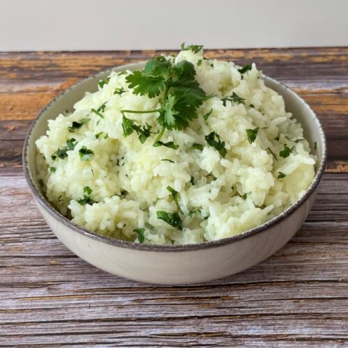 Low FODMAP Lime and Coriander Rice