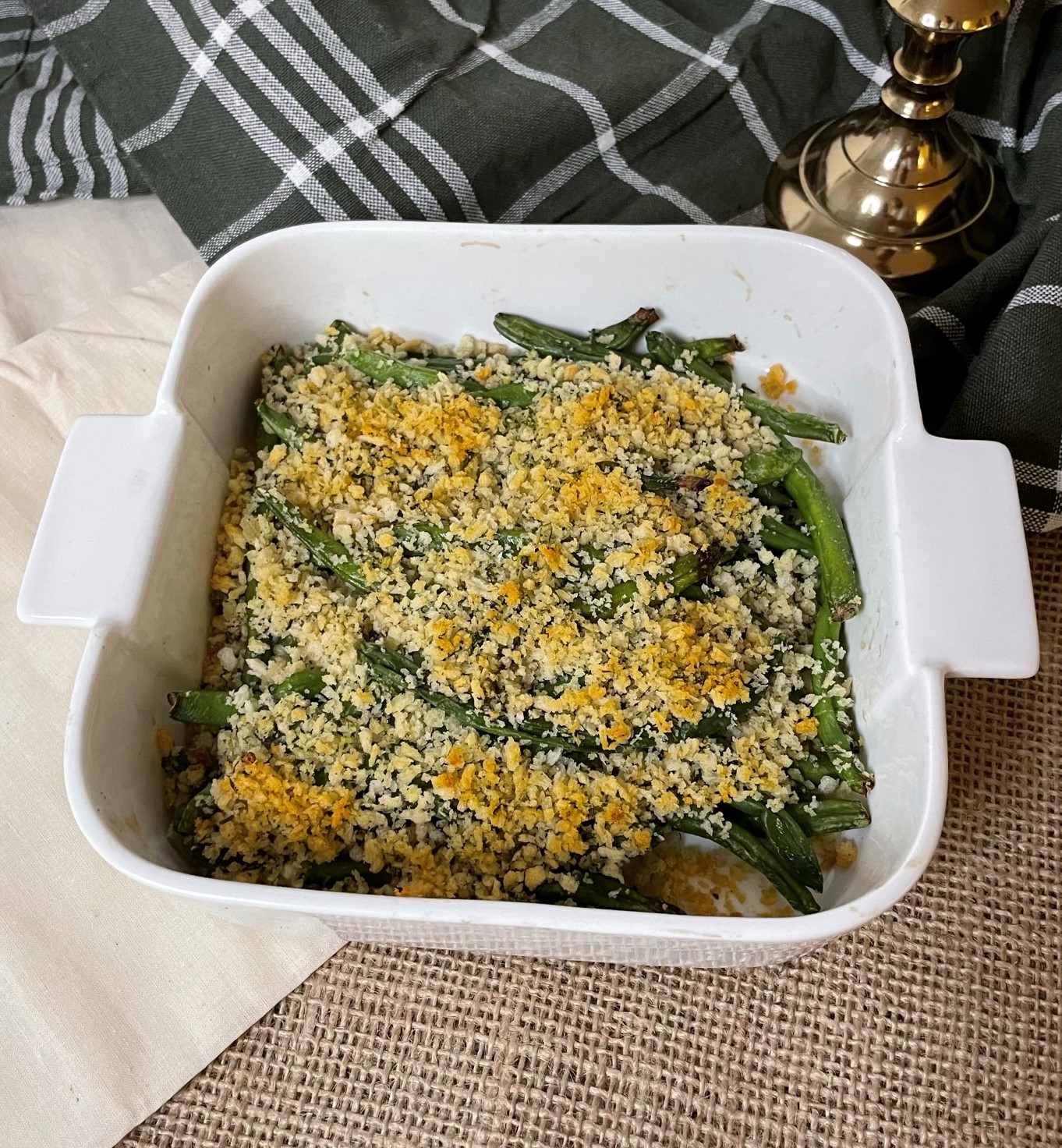 Low FODMAP Panko & Herb Green Beans