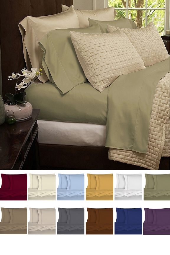 Bamboo Blend Bed Sheets 4 Piece Set