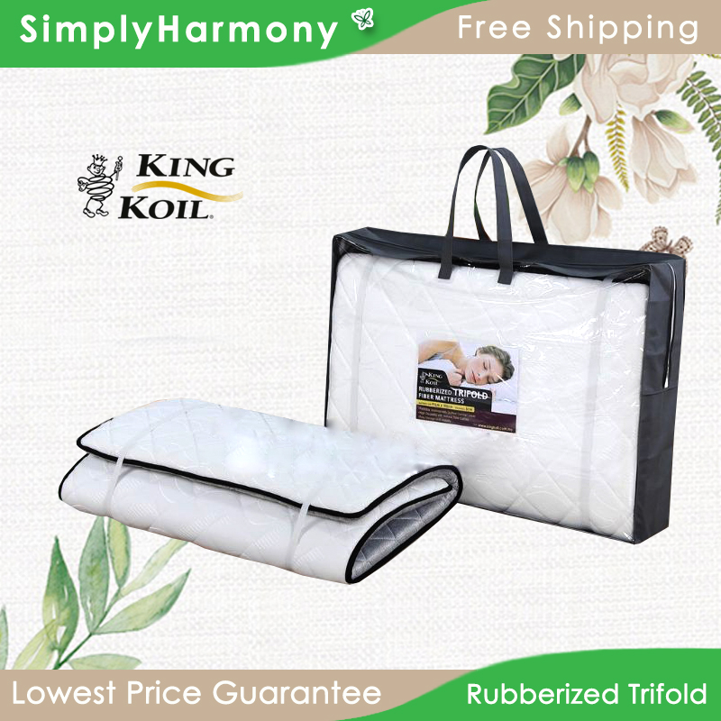 King Koil Rubberised Coconut Fibre Foldable Mattress Simply Harmony
