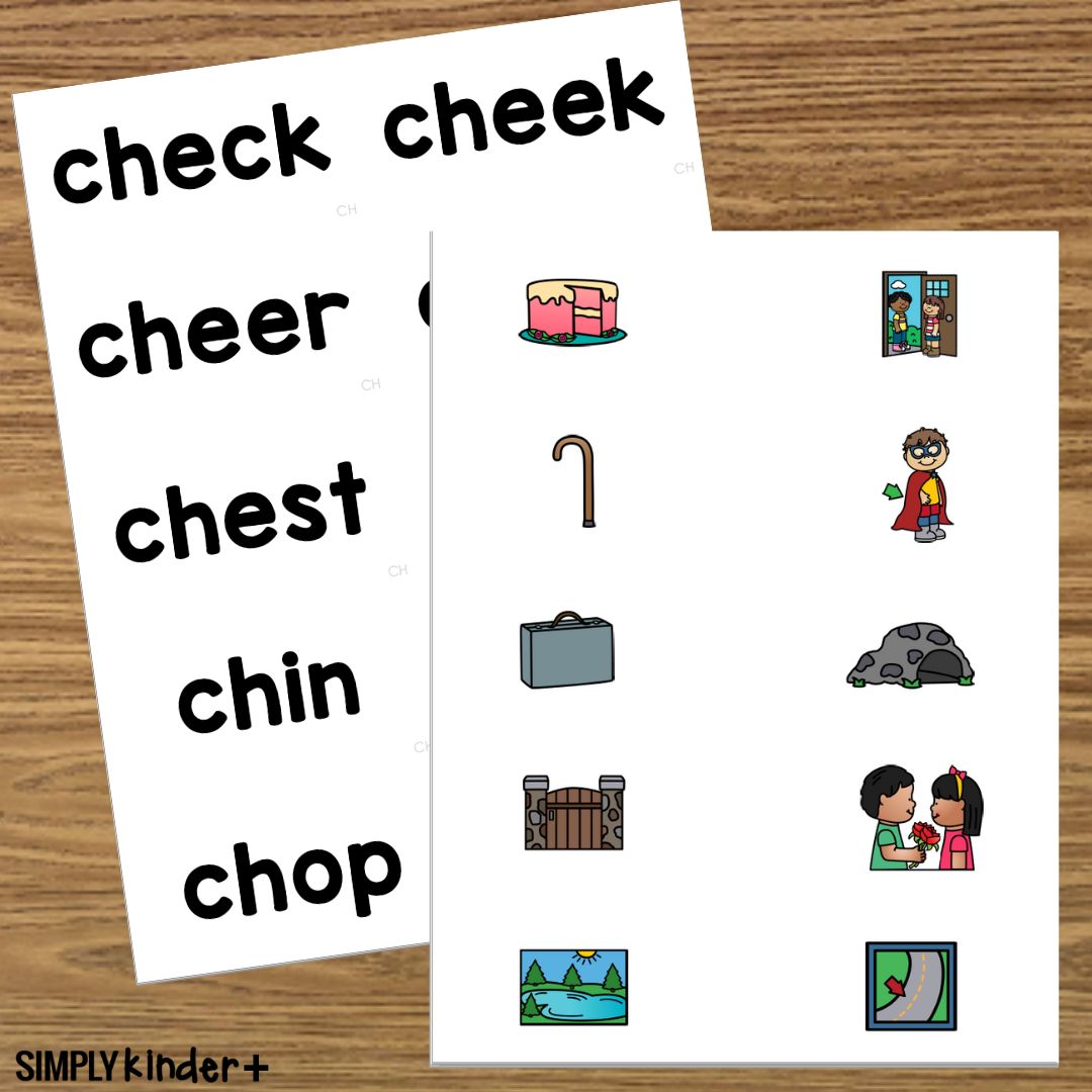 CH Digraph Word Kit Simply Kinder Plus