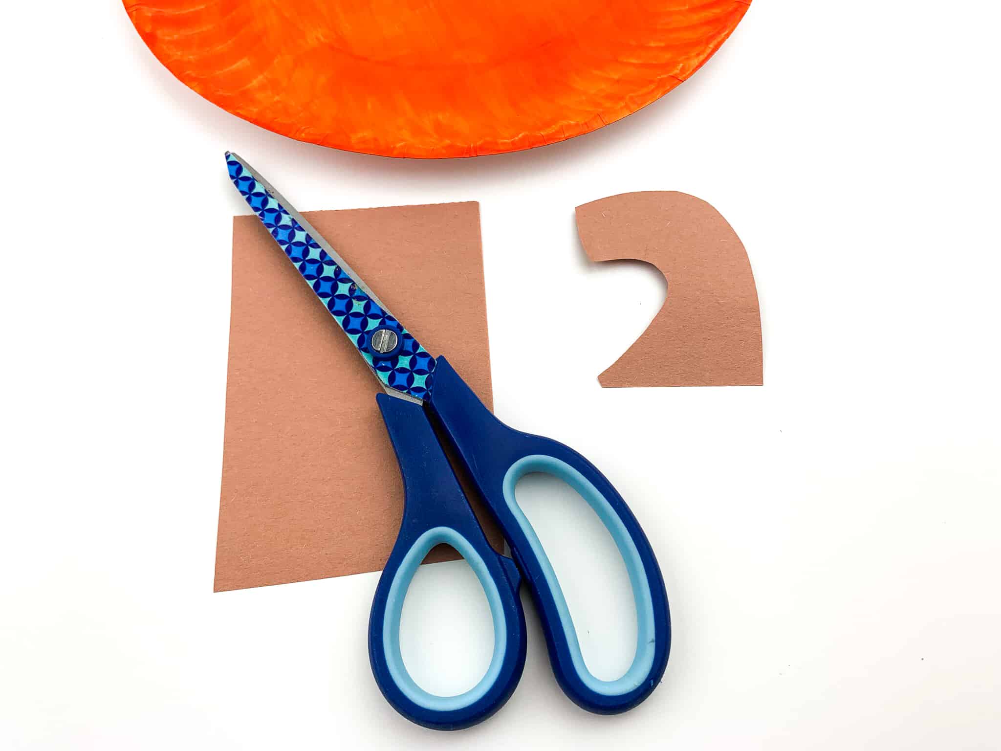 Easy Pumpkin Paper Plate Craft Simply Love Printables