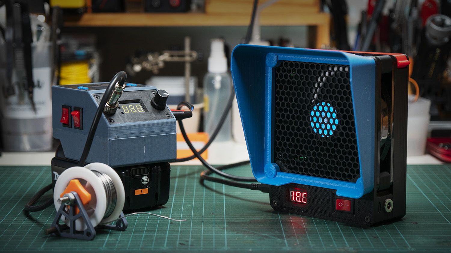 DIY Ultimate 120mm Soldering Fume Extractor [3D Print] Simply Maker