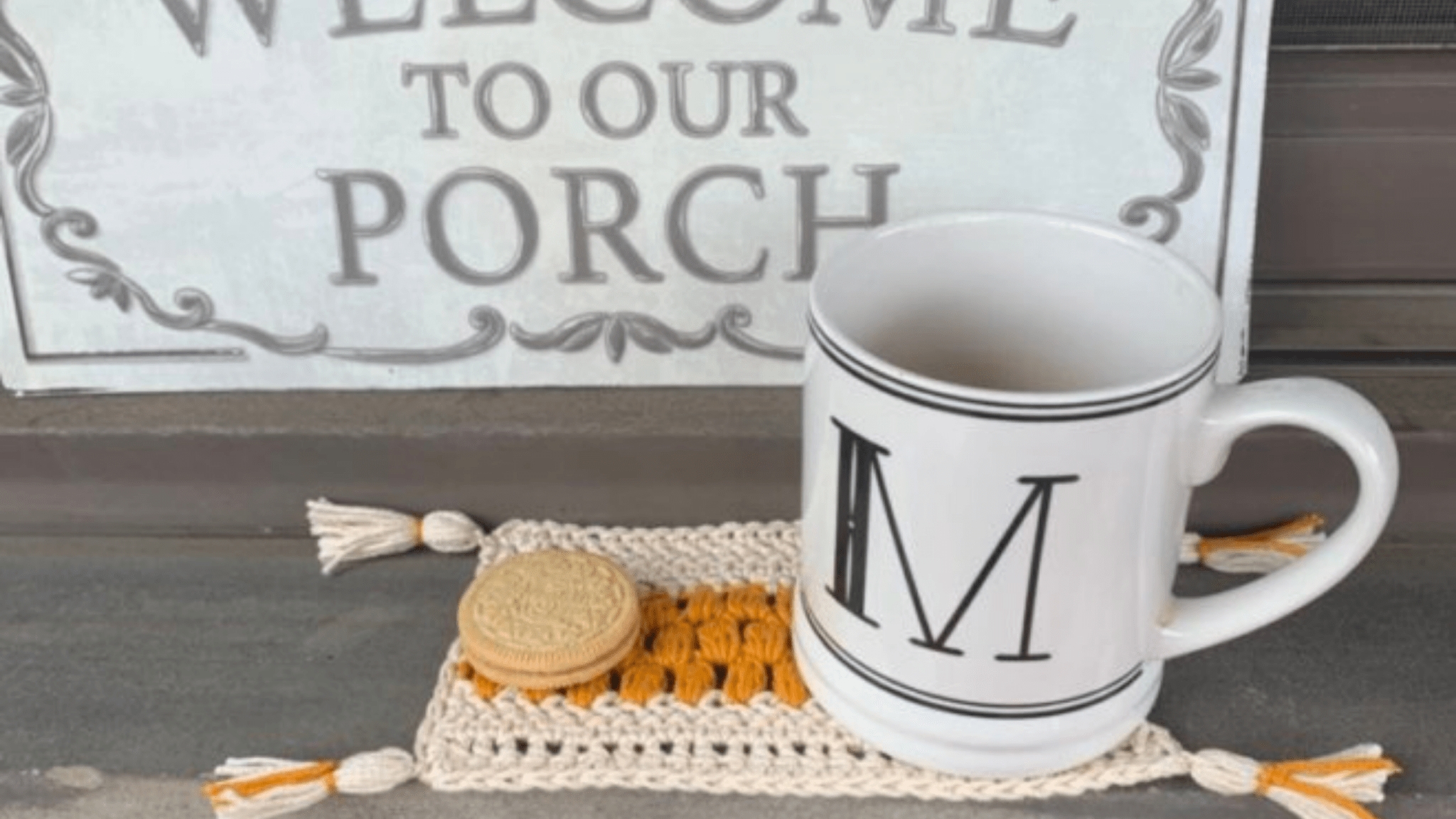 Crochet Mug Rug Set Free Pattern Simply Melanie Jane