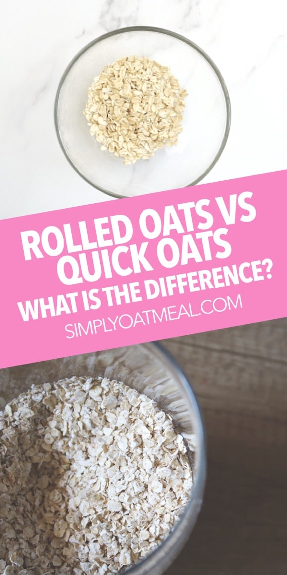 Rolled Oats vs Quick Oats What is the difference? Simply Oatmeal