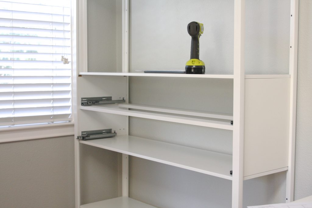 Organized Gift Wrap Shelf & Drawers Simply Organized