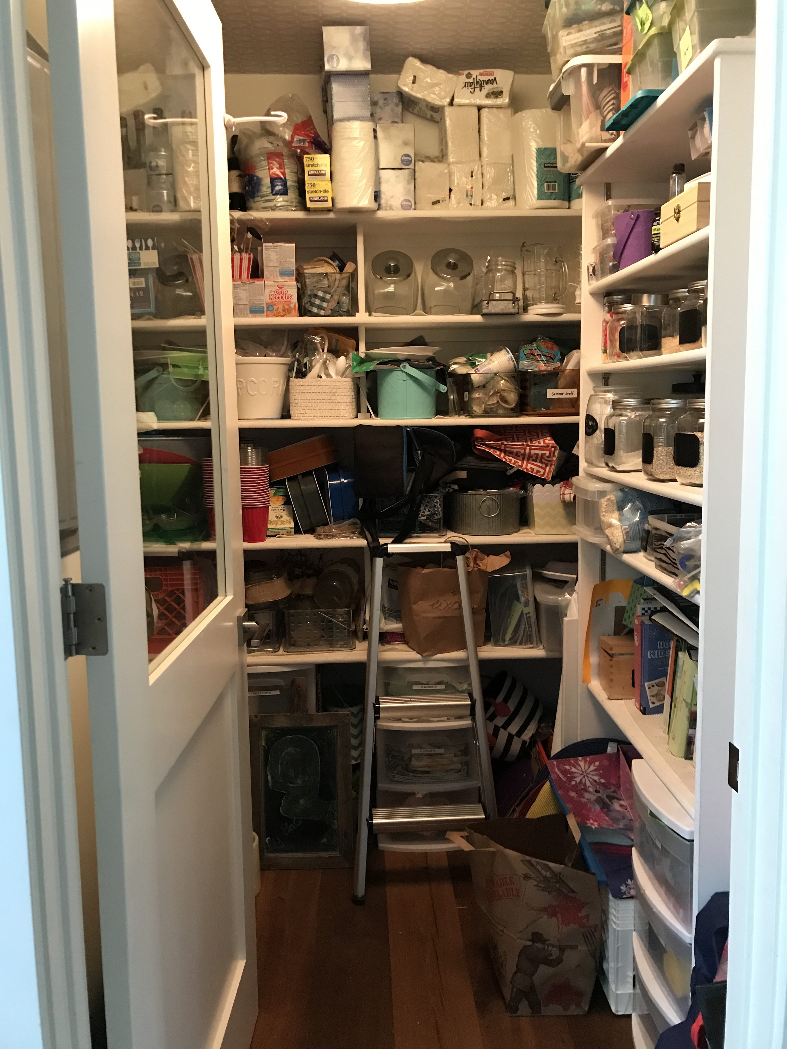 Organized WalkIn Pantry & PullOut Pantry Simply Organized