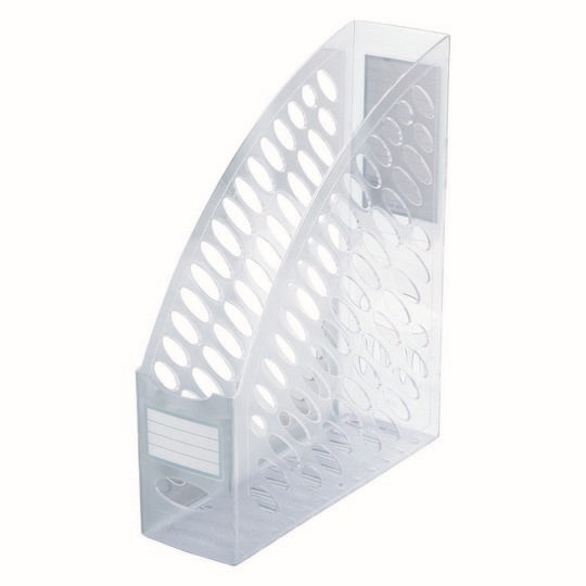 Magazine Holders/Rack Clear Plastic Simply Sharp Stationery