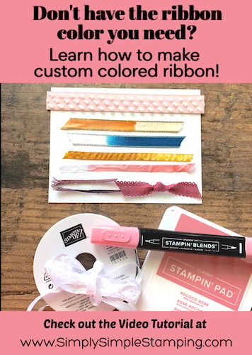 Customize Ribbon to Match Paper Projects in 8 Easy Ways