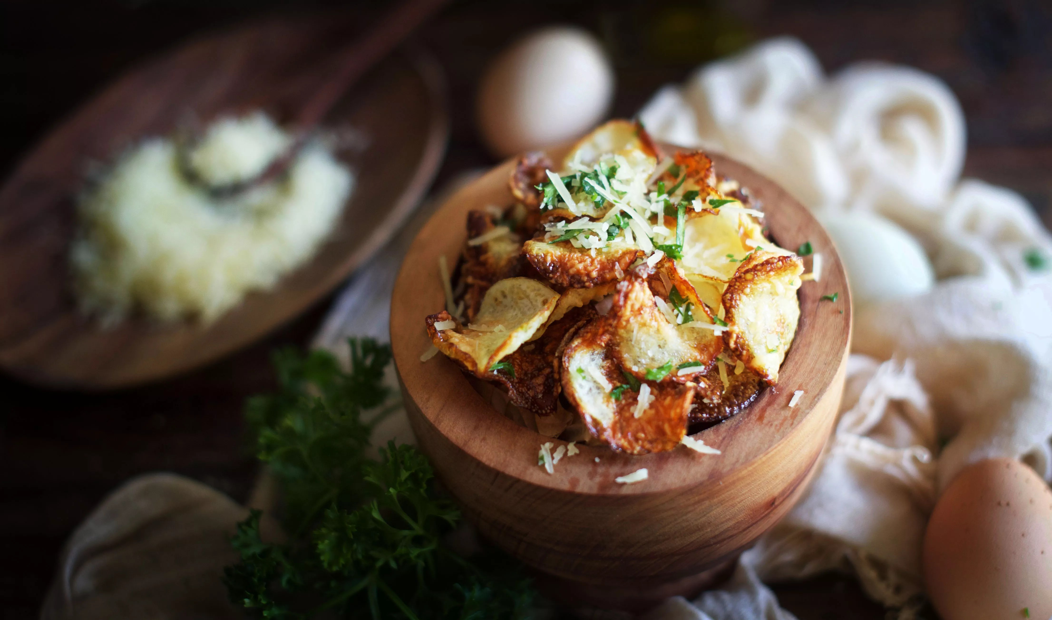 LowCarb Parmesan Truffles Chips Recipe Simply So Healthy