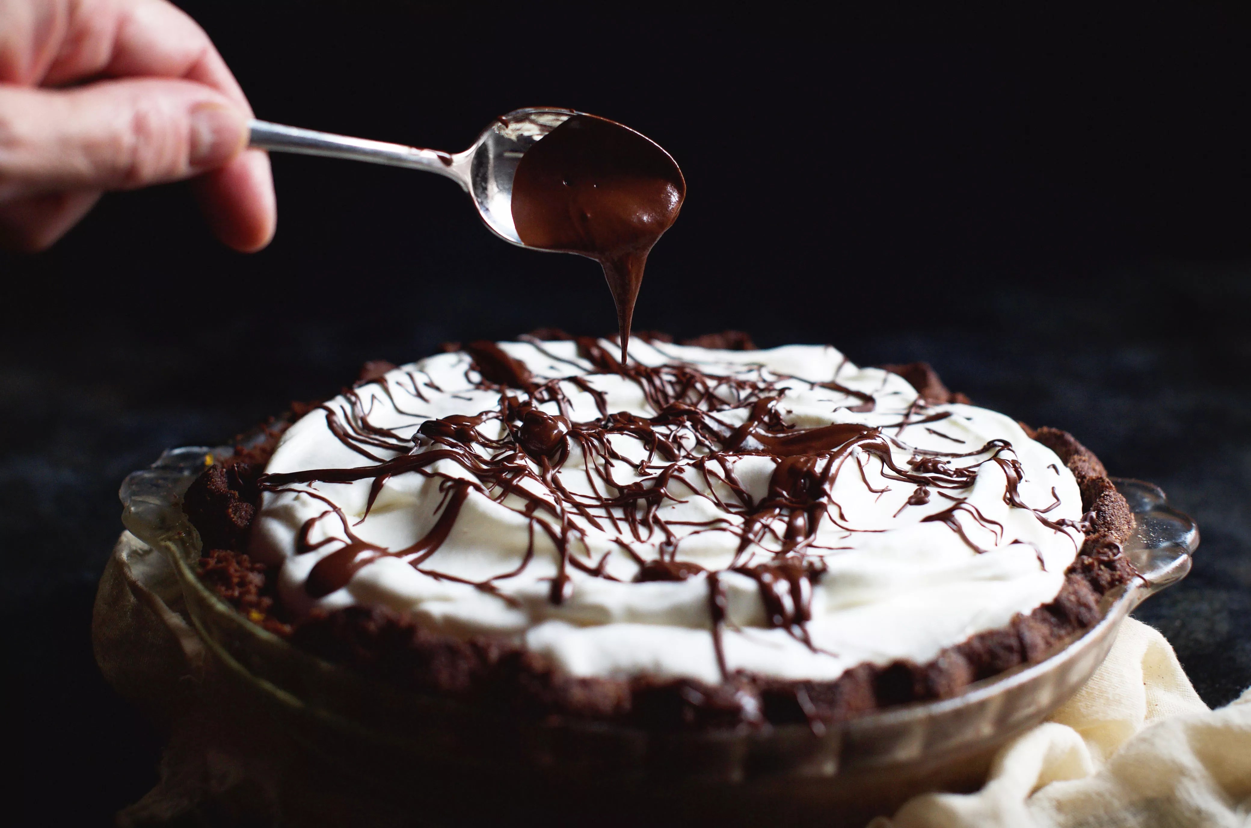 LowCarb ChocolateOrange Ganache Cream Pie Simply So Healthy