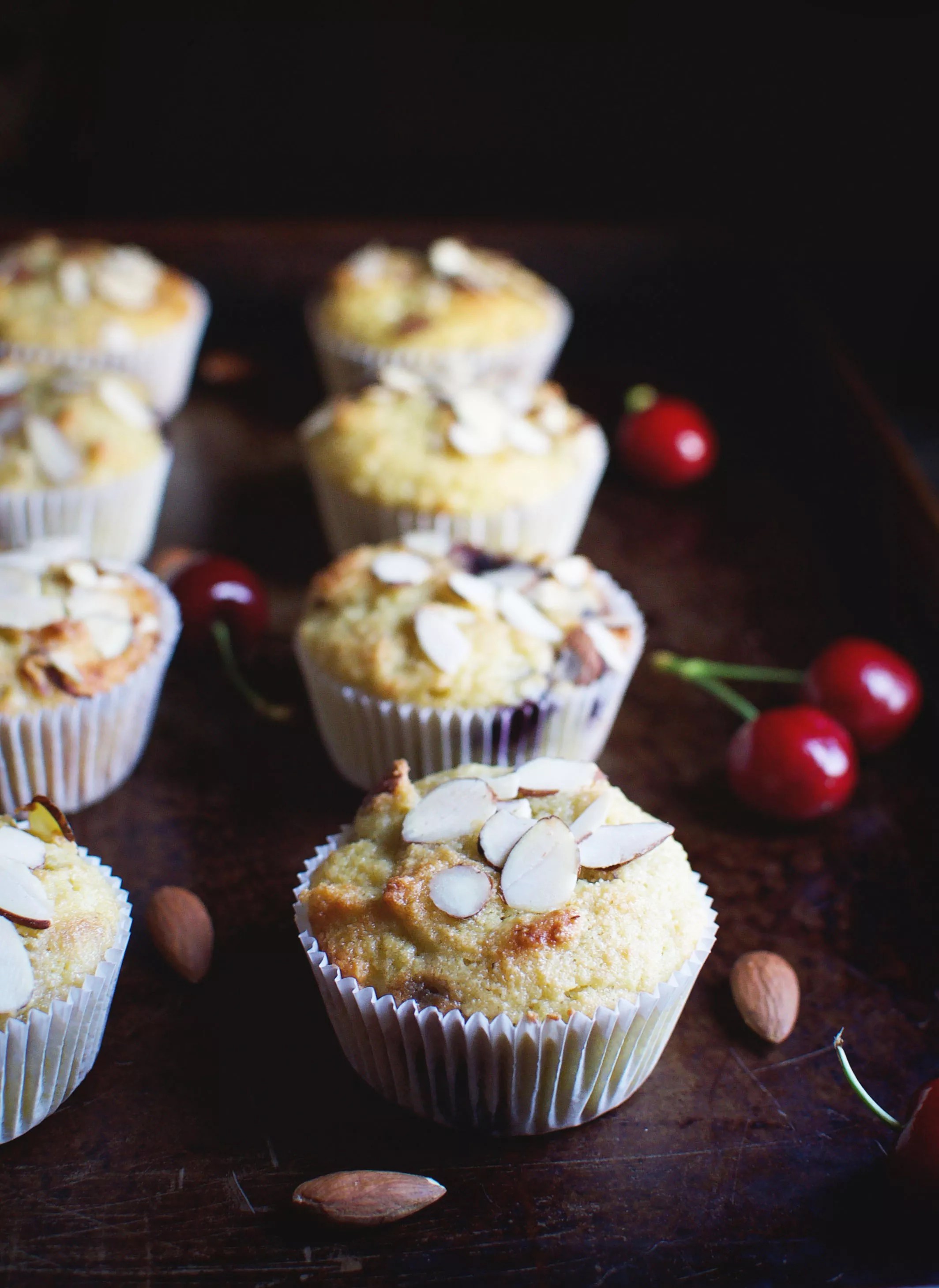 LowCarb Almond Cherry Muffins Recipe Simply So Healthy