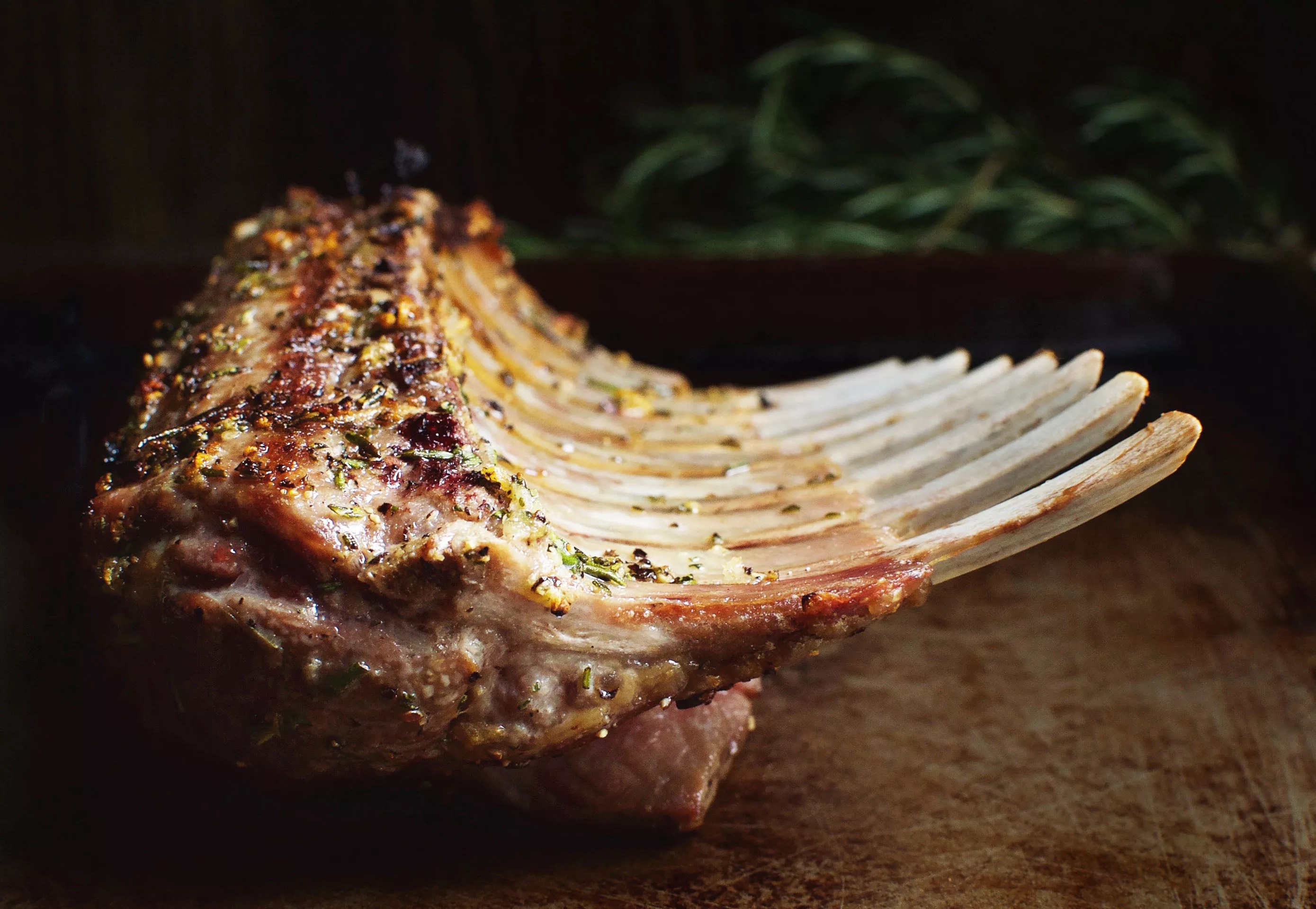 Rack of Lamb with LowCarb Mint Glaze Recipe Simply So Healthy