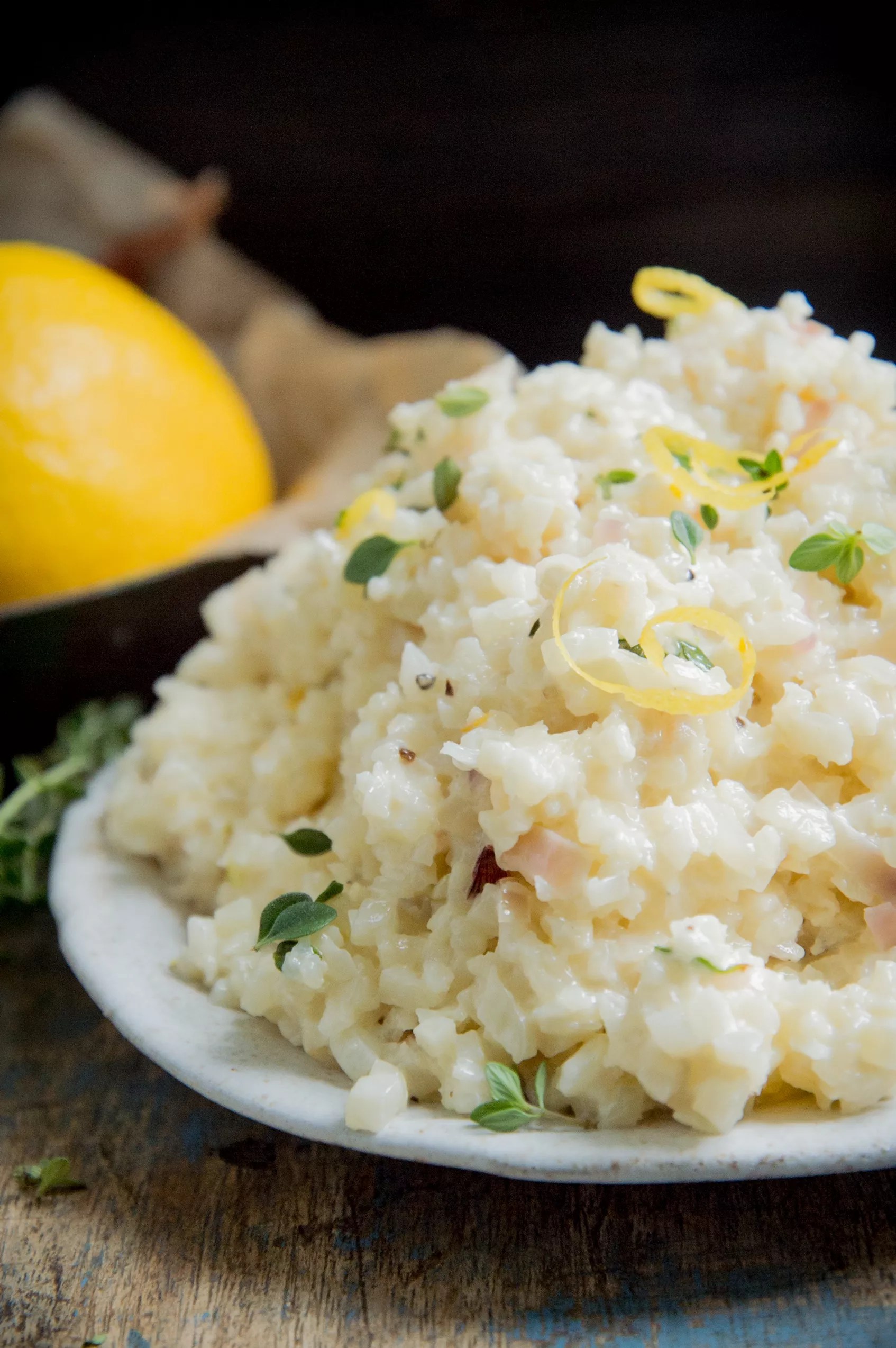 Keto Cauliflower Risotto (LowCarb) Simply So Healthy