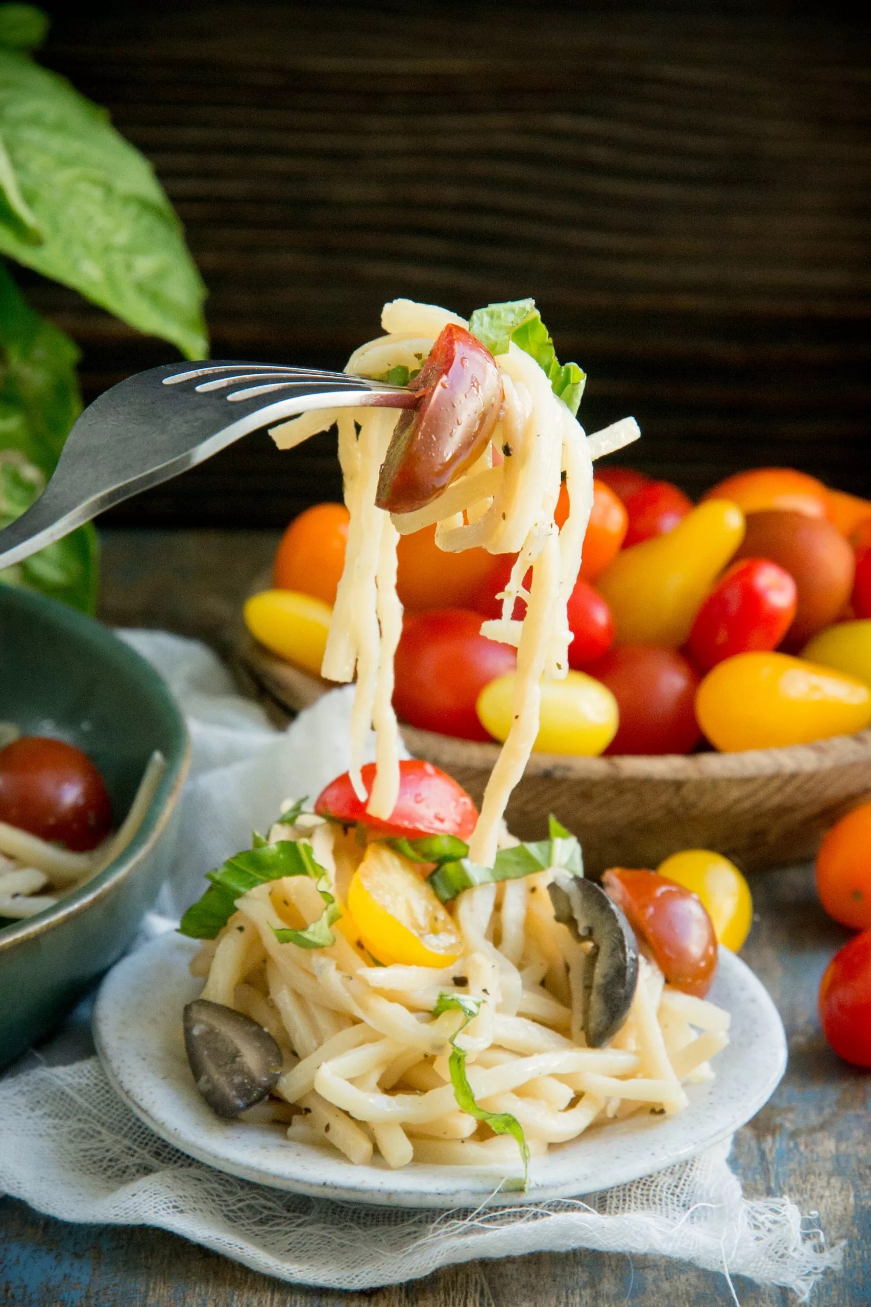 Hearts of Palm Pasta Salad (Keto Friendly Low Carb) Simply So Healthy
