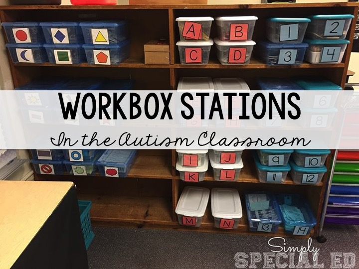 Workbox Stations in the Autism Classroom