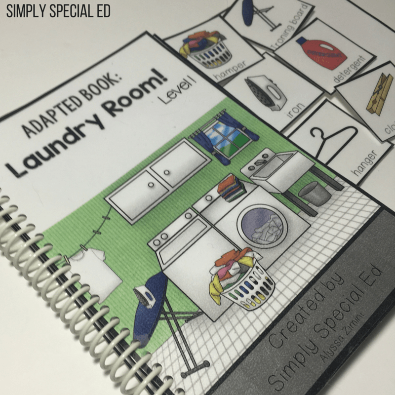 adapted book: laundry room!