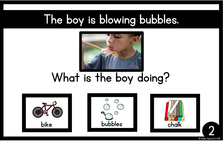 sentence comprehension task cards