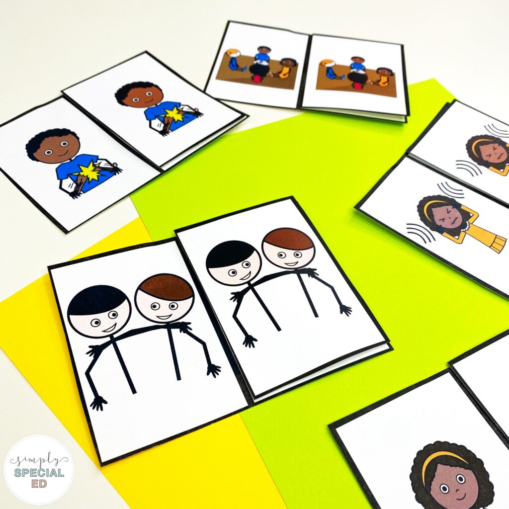 vocabulary identical picture matching