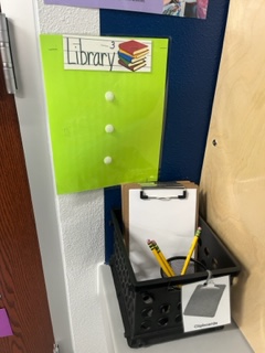 Library center and access to writing