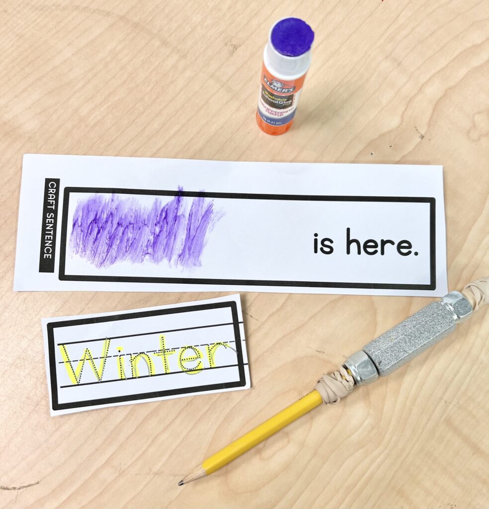 Adapted visual craft sentence