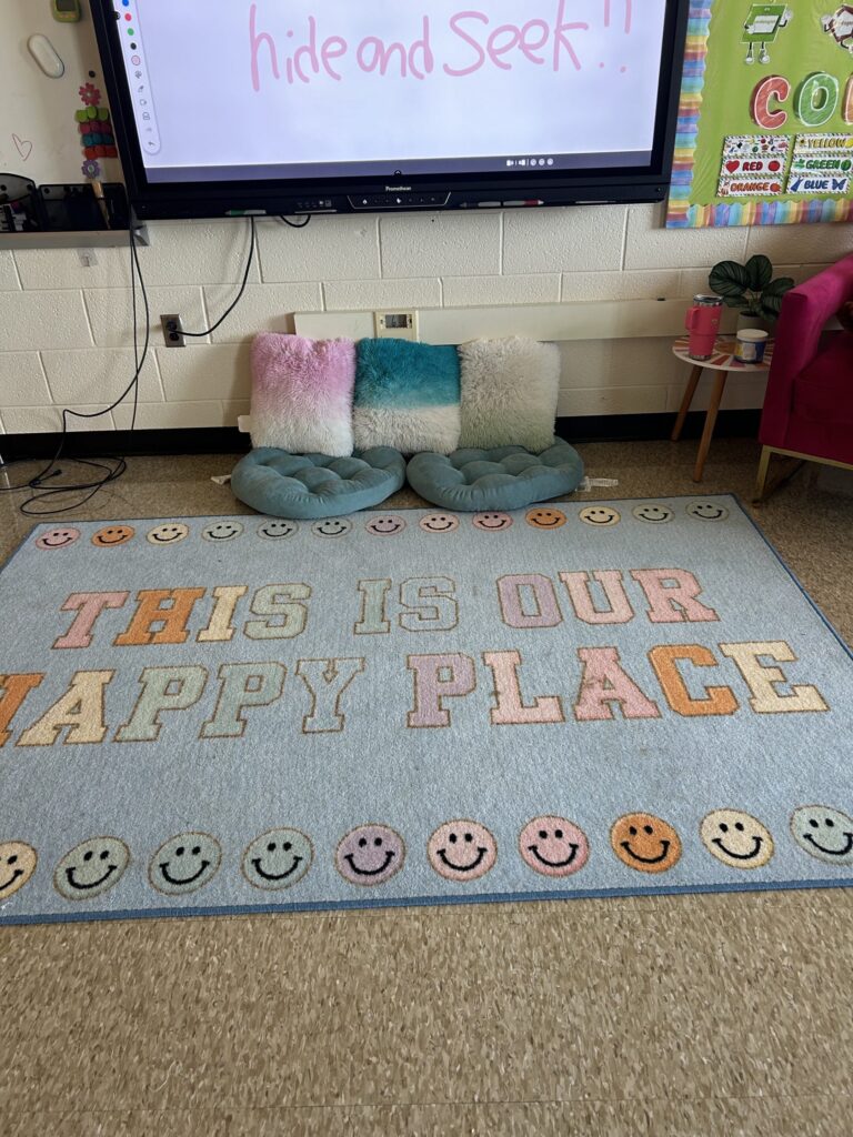Student carpet area for whole group 