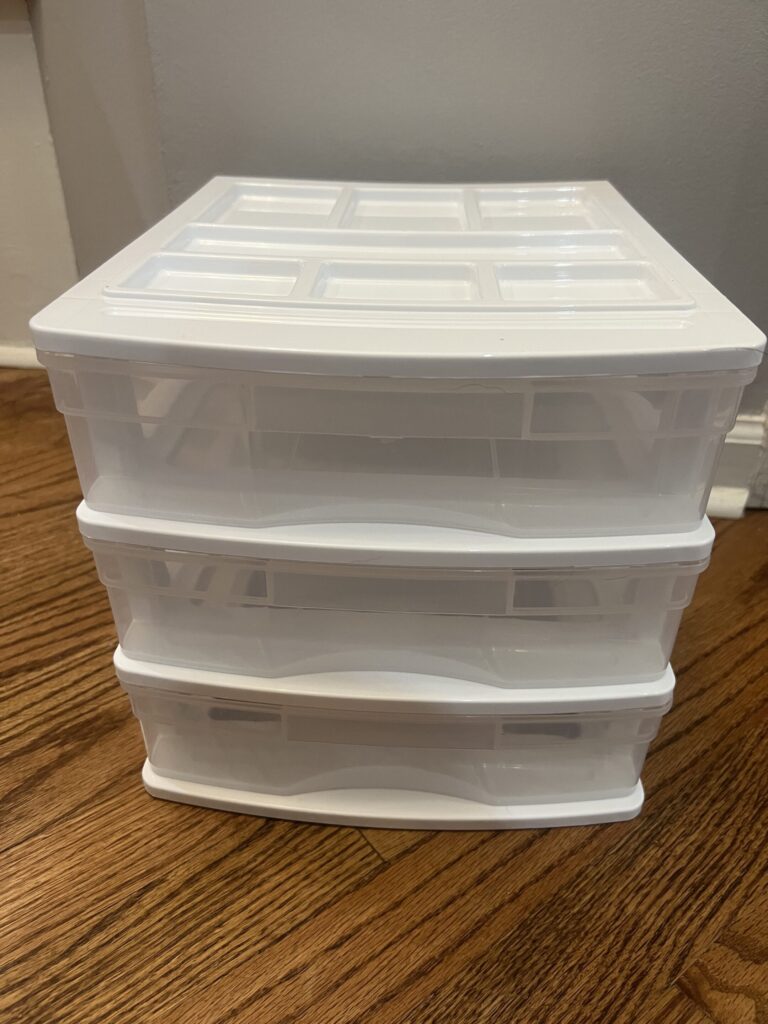 3 bin drawer system