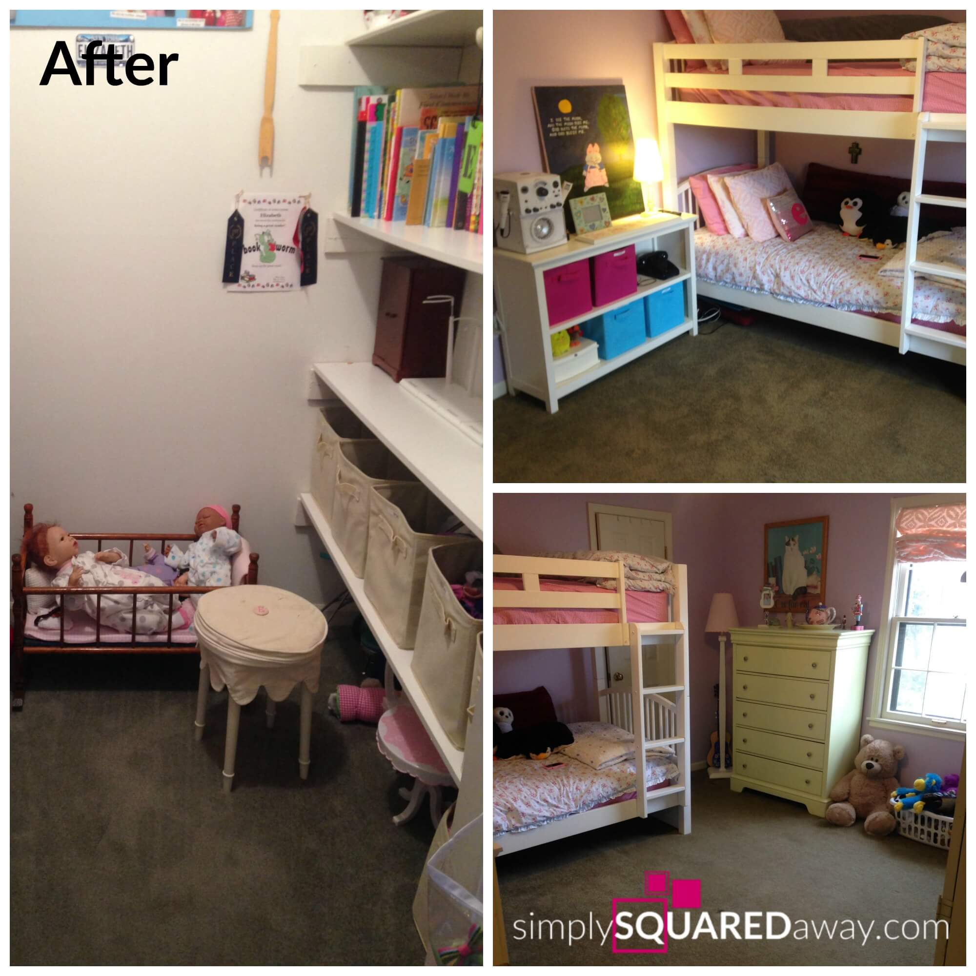 The Ultimate Girls Bedroom Makeover 10 Tips For Bedroom Organizing