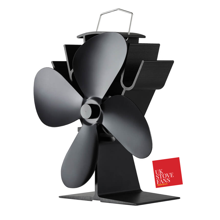 4 Blade Heat Powered Stove Fan Simply Stoves
