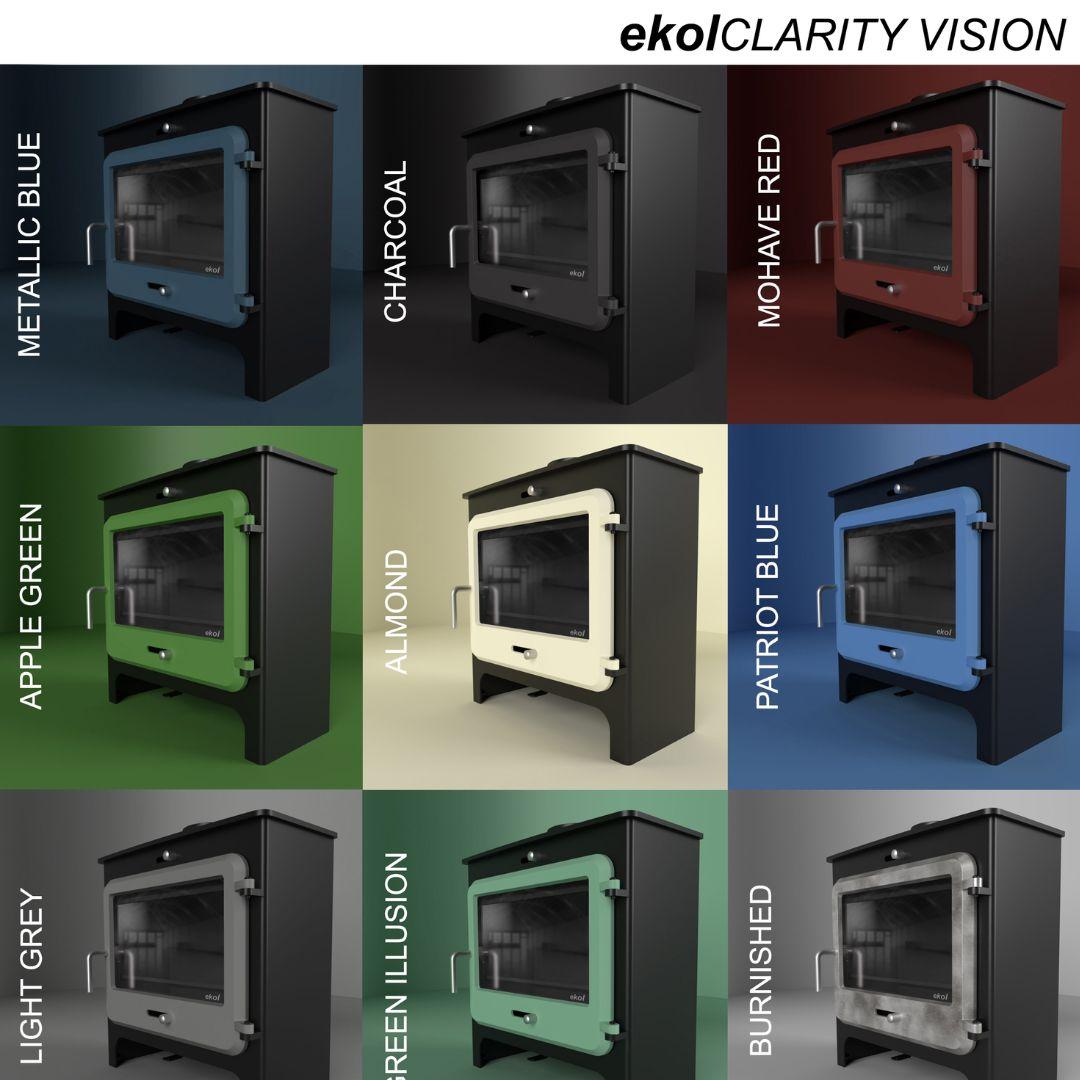 Ekol Clarity Vision Multifuel Stove Simply Stoves