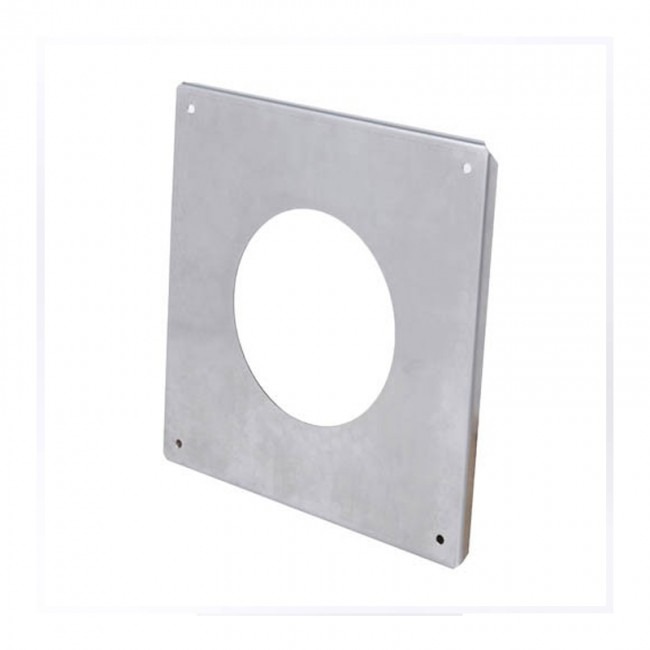 Gazco Balanced Flue Stainless Steel External Wall Finishing Plate
