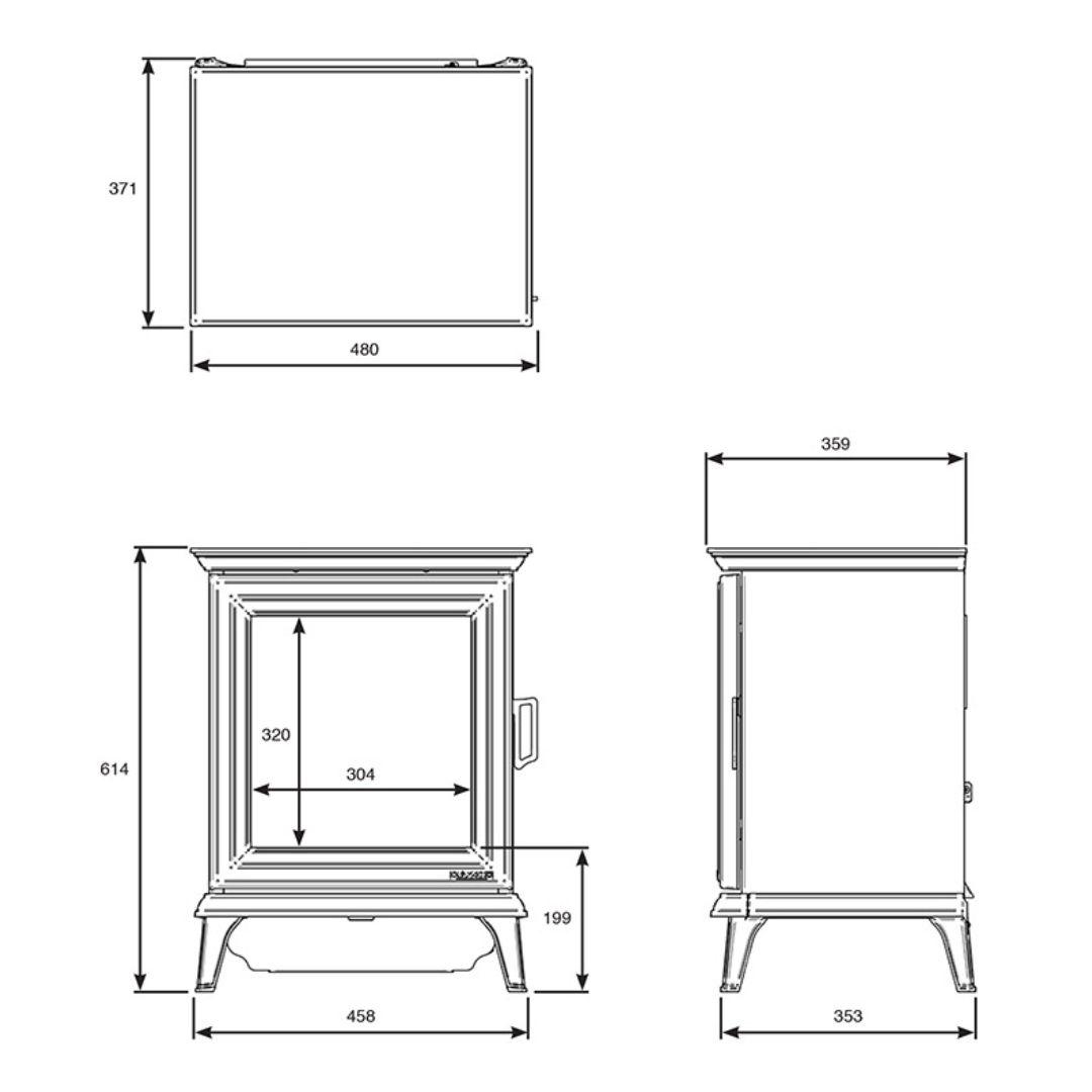 Gazco Sheraton 5 Electric Stove Simply Stoves
