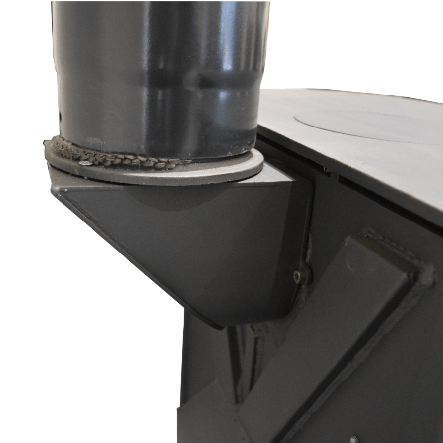 Mendip Stoves 150mm Rear Flue Vertical Extension Simply Stoves