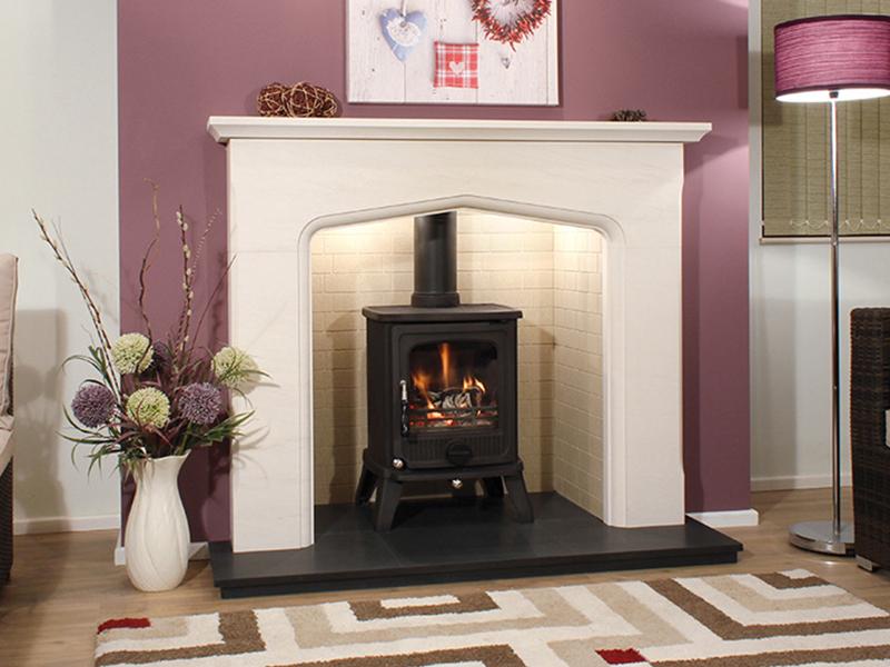 Newman Caliva Stone Fireplace Simply Stoves
