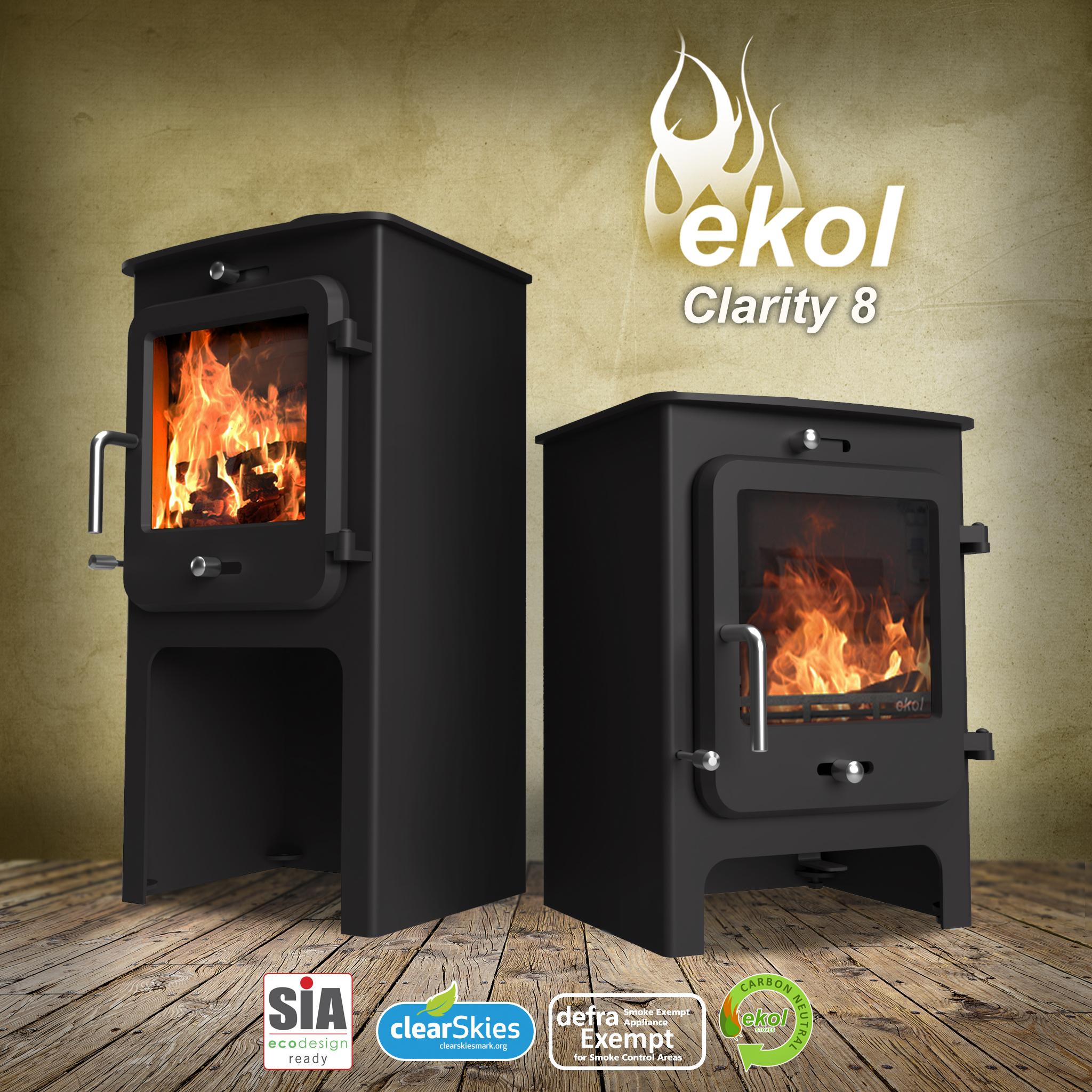 Ekol Clarity 8 Multifuel Stove Simply Stoves