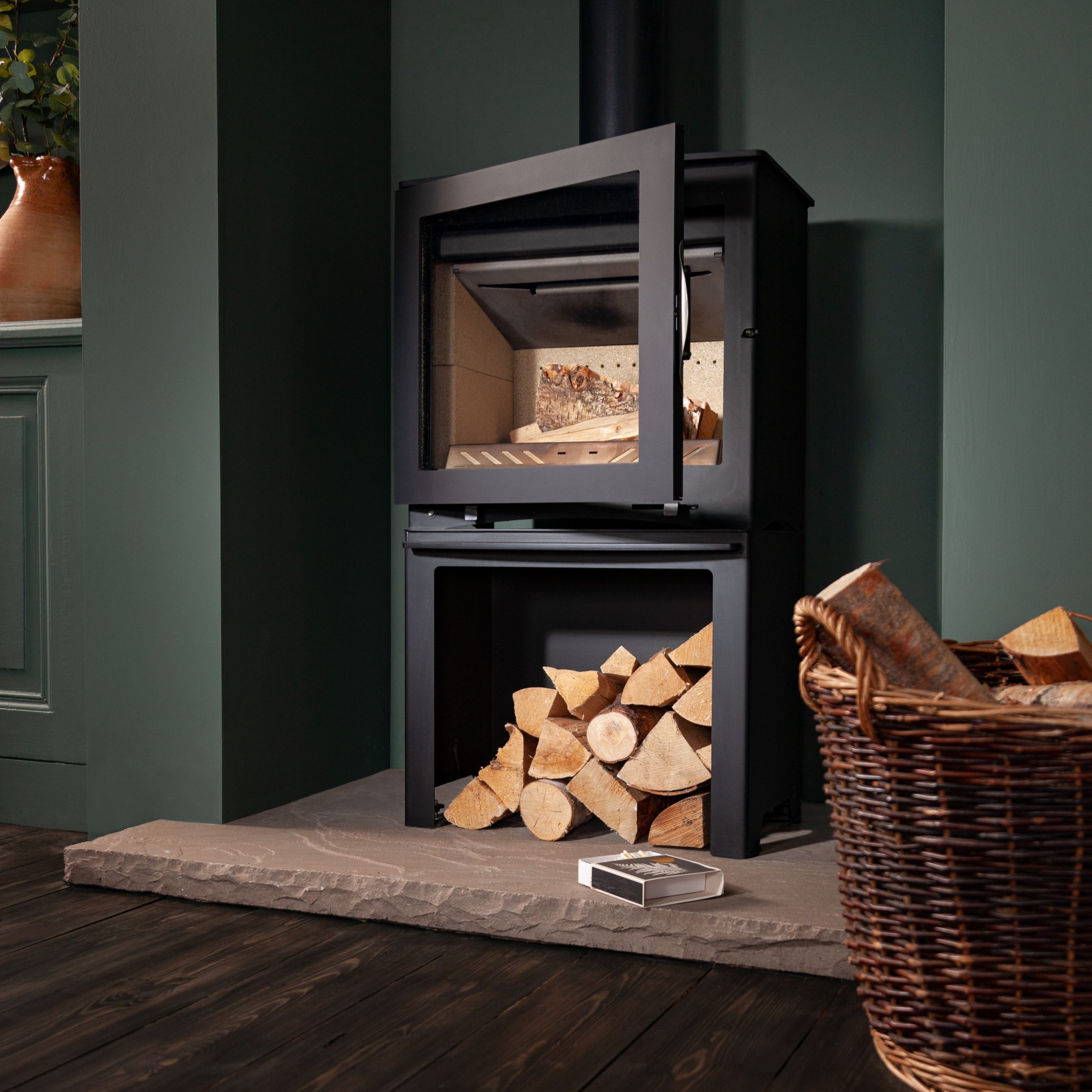 Arada M Series Widescreen Steel Wood Burning Stove Simply Stoves