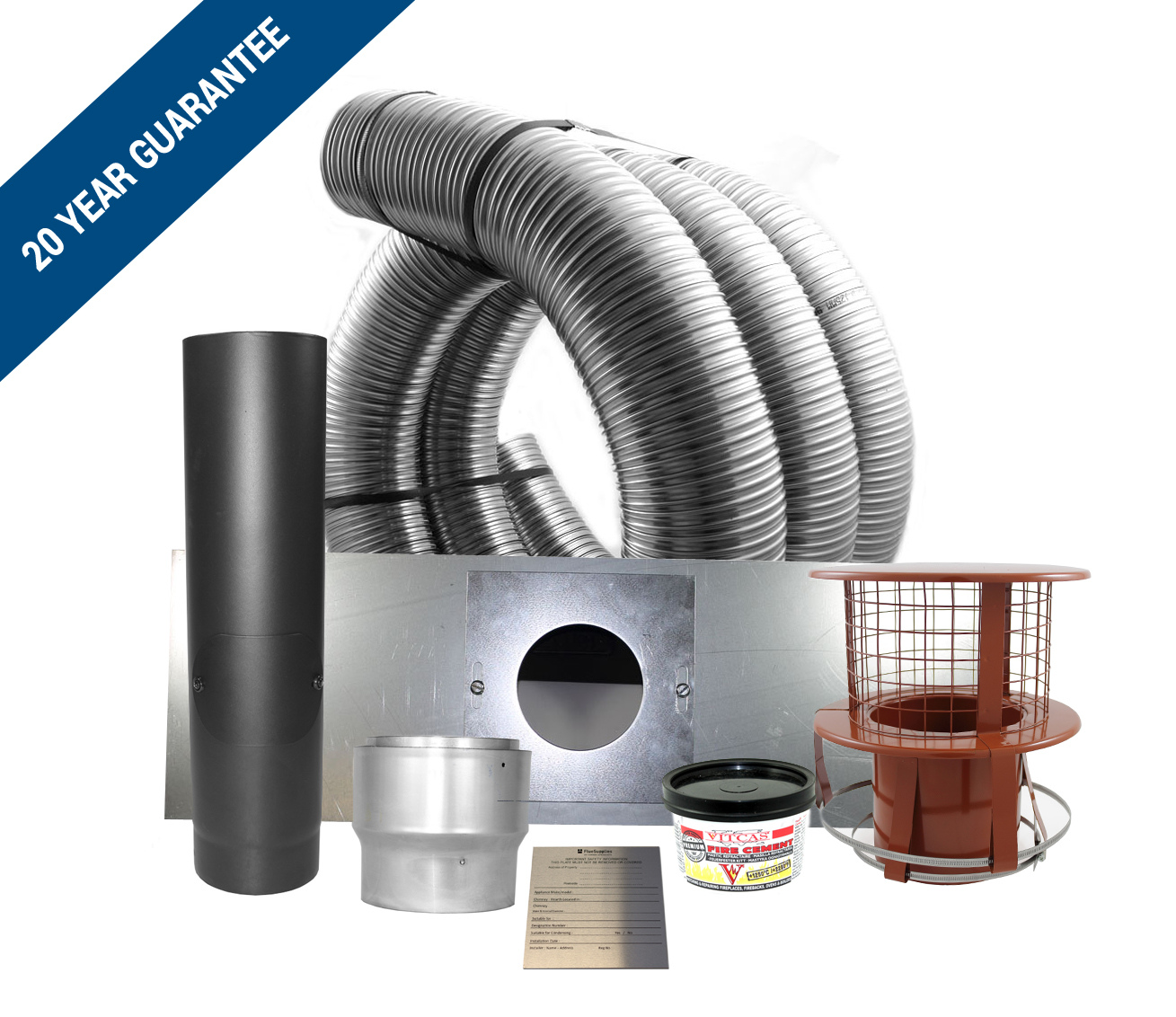 10m 6" Diameter Stove Installation Pack Simply Stoves